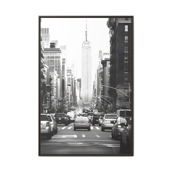 New York City Cab Framed Canvas