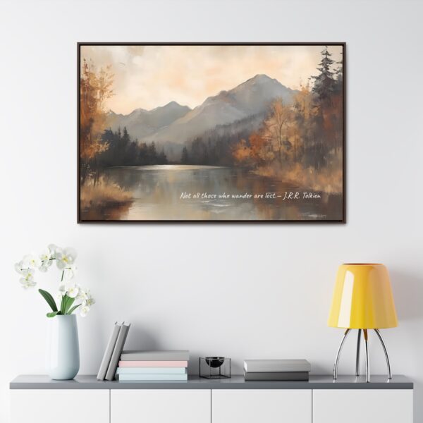 Autumn Quote Wall Art, Fall Canvas.