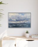 Coastal Nautical Sea Landscape Canvas