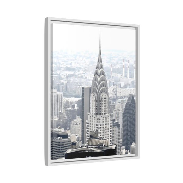 Crysler Building Framed Canvas