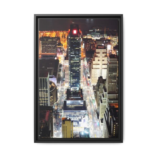 New York City Architecture Scenes Framed Canvas