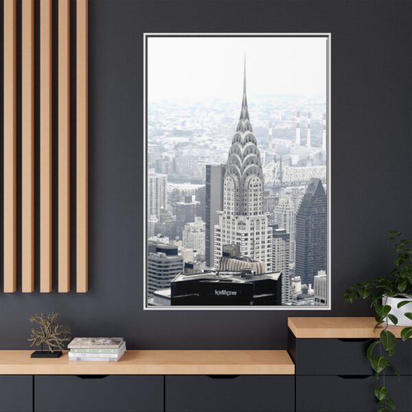 Crysler Building Framed Canvas