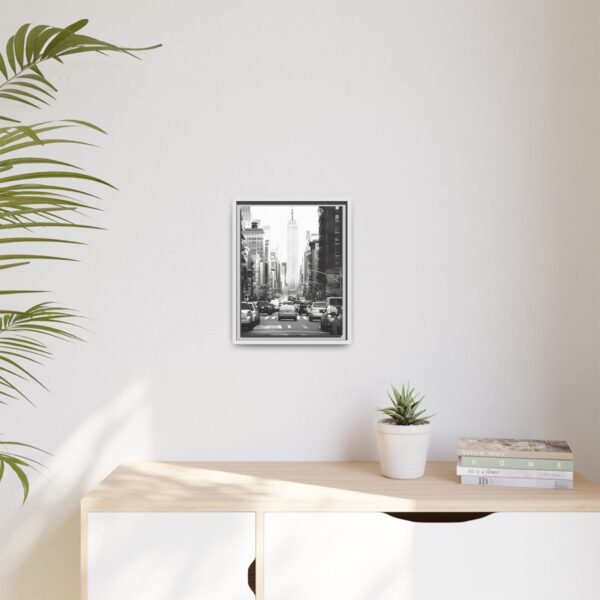 New York City Cab Framed Canvas