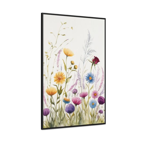 Wildflower Botanical Framed Canvas