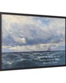 Coastal Nautical Sea Landscape Canvas