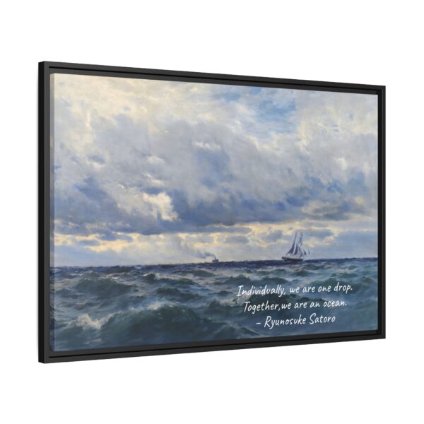 Coastal Nautical Sea Landscape Canvas