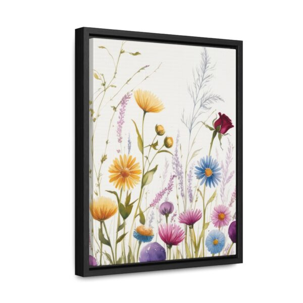 Wildflower Botanical Framed Canvas