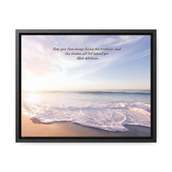 Beach  Sunrise Scene IFramed Canvas