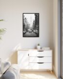 New York City Cab Framed Canvas