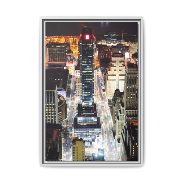 New York City Architecture Scenes Framed Canvas