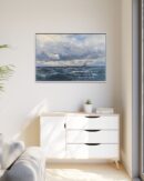 Coastal Nautical Sea Landscape Canvas