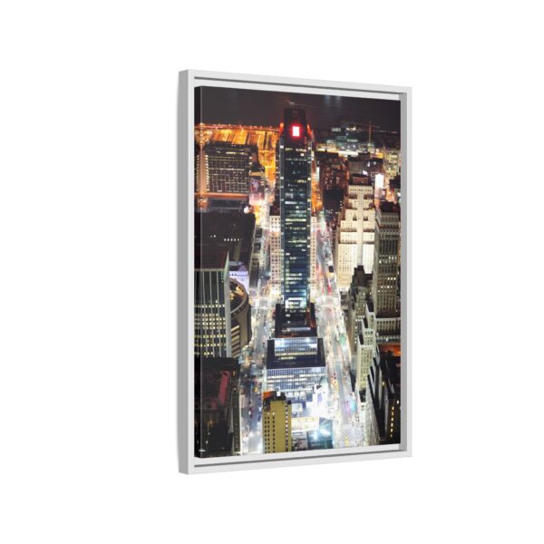 New York City Architecture Scenes Framed Canvas