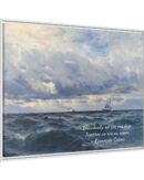 Coastal Nautical Sea Landscape Canvas
