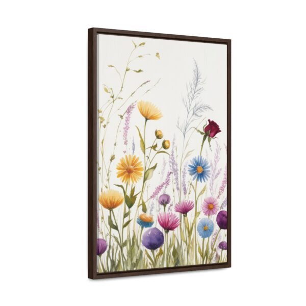 Wildflower Botanical Framed Canvas