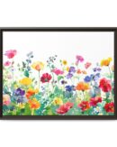 Watercolor Wildflower Wall Art, TV Painting