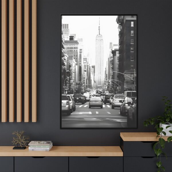 New York City Cab Framed Canvas