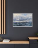 Coastal Nautical Sea Landscape Canvas