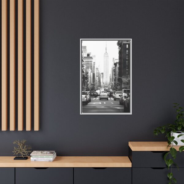 New York City Cab Framed Canvas