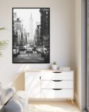New York City Cab Framed Canvas