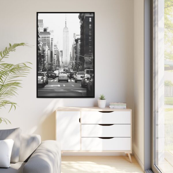 New York City Cab Framed Canvas