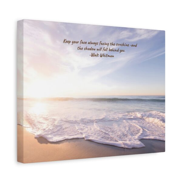 Inspirational Tropical Beach Scene Canvas