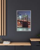 Framed Canvas of Brooklyn Bridge, New York