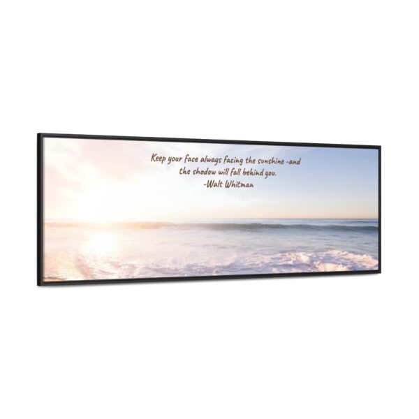 Beach  Sunrise Scene IFramed Canvas