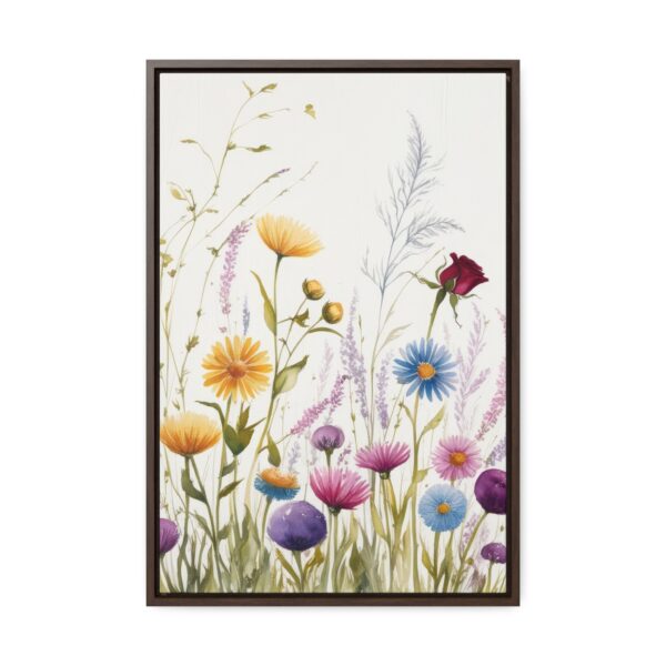 Wildflower Botanical Framed Canvas