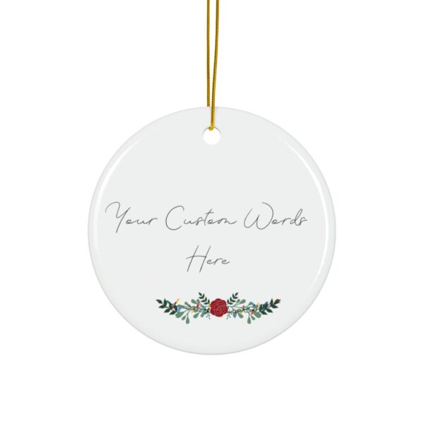 Personalized New Home Christmas Ornament