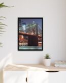 Framed Canvas of Brooklyn Bridge, New York