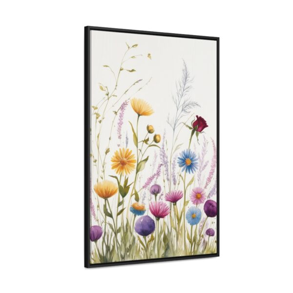 Wildflower Botanical Framed Canvas