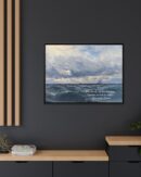Coastal Nautical Sea Landscape Canvas