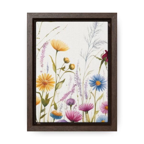 Wildflower Botanical Framed Canvas