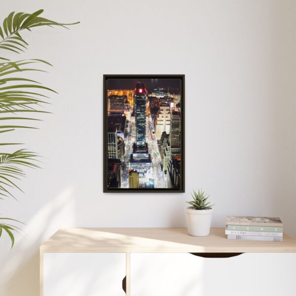 New York City Architecture Scenes Framed Canvas