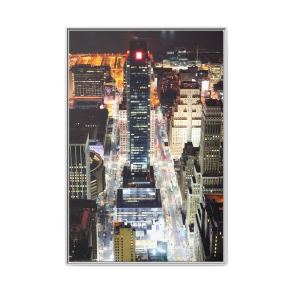 New York City Architecture Scenes Framed Canvas