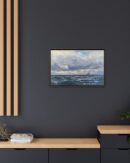 Coastal Nautical Sea Landscape Canvas
