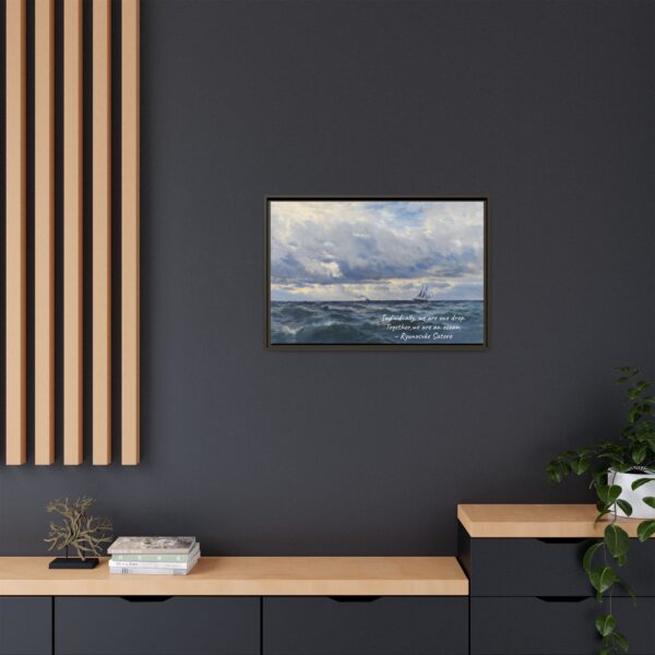 Coastal Nautical Sea Landscape Canvas