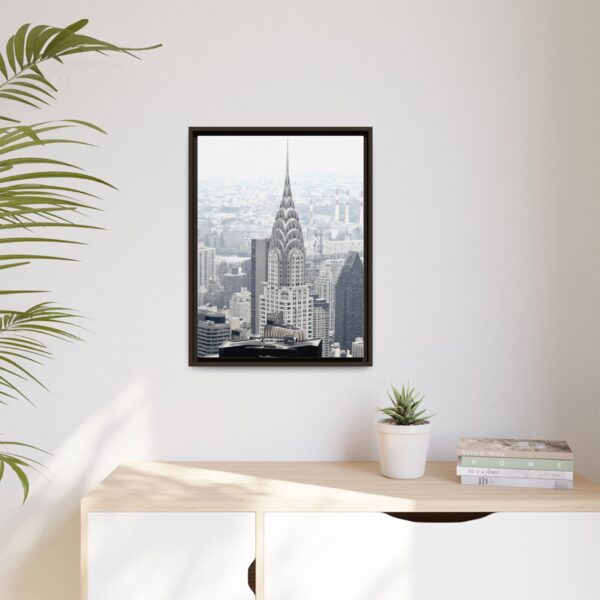 Crysler Building Framed Canvas