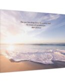 Inspirational Tropical Beach Scene Canvas