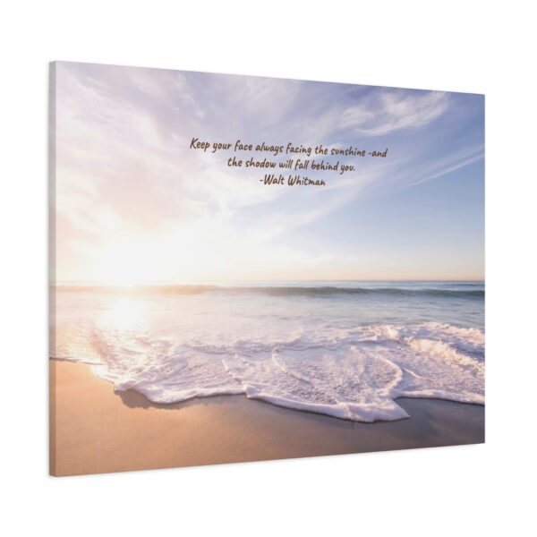 Inspirational Tropical Beach Scene Canvas