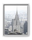 Crysler Building Framed Canvas