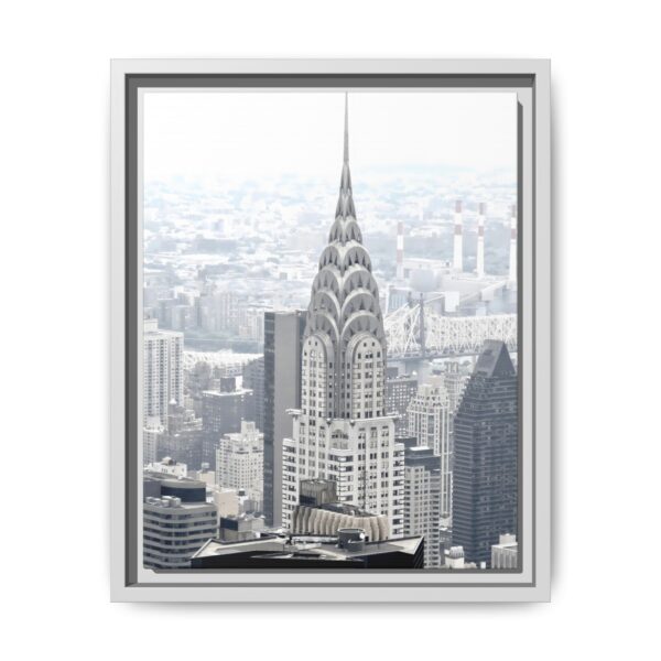 Crysler Building Framed Canvas