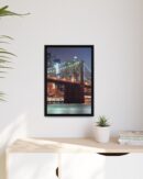 Framed Canvas of Brooklyn Bridge, New York
