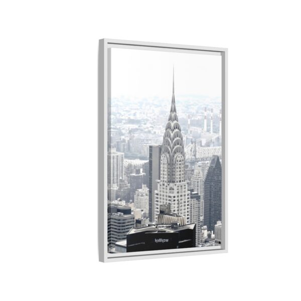 Crysler Building Framed Canvas