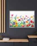 Watercolor Wildflower Wall Art, TV Painting