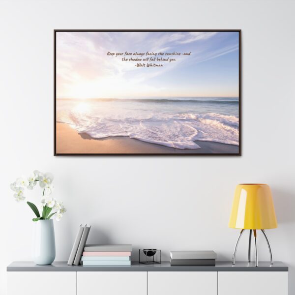 Beach  Sunrise Scene IFramed Canvas