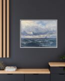 Coastal Nautical Sea Landscape Canvas