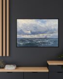 Coastal Nautical Sea Landscape Canvas