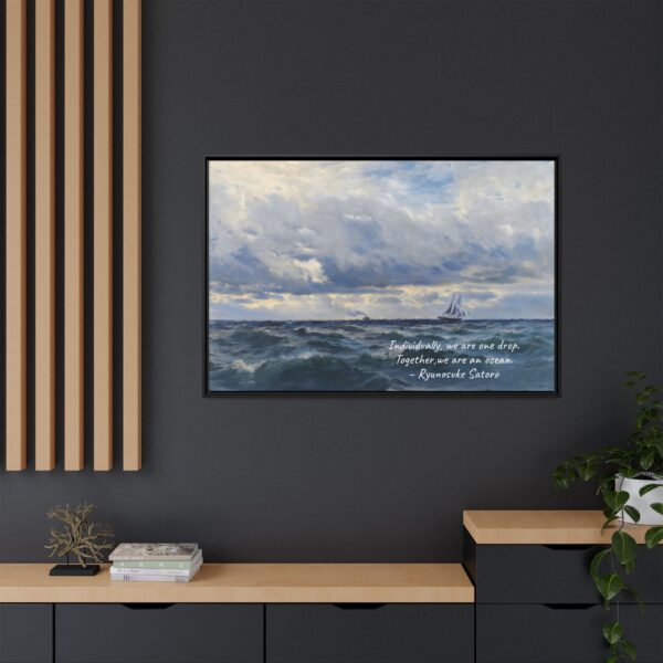 Coastal Nautical Sea Landscape Canvas