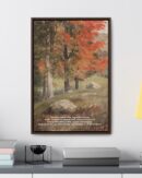 Letting Go Quote Fall Wall Art
